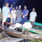 কাপ্তাইয়ে কারেন্ট জাল ও  ২টি নৌকা জব্দ