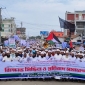 ঈশ্বরগঞ্জে হেফাজতে ইসলামের বিক্ষোভ
