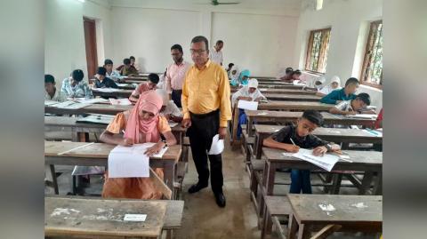 ঈশ্বরগঞ্জে প্রাথমিক বৃত্তি পরীক্ষা সম্পন্ন: উপস্থিতির হার ৬২ শতাংশ
